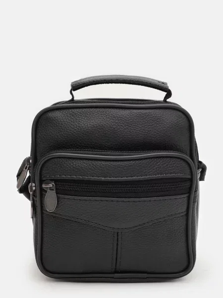 Borsa Leather Мессенджер Шкіра чорний
