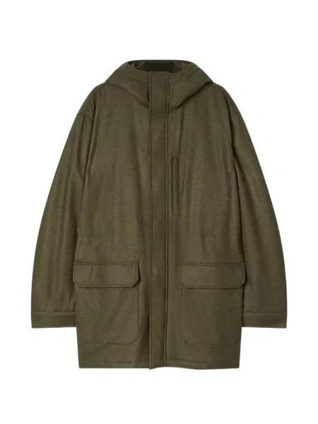 Geacă parka Retori de lână verde