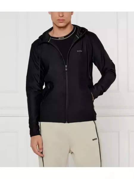 BOSS GREEN Hanorac Sicon Active negru