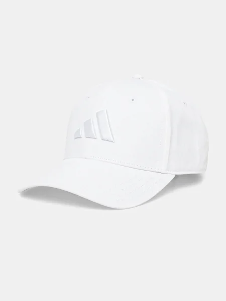 Шапка с козирка adidas BBALL CAP TONAL бежово с апликация бяло