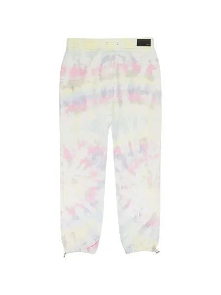 Бягане панталон Amiri с tie-dye ефект връзки жълто