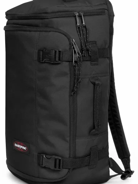 EASTPAK Rucsac sângeriu / negru alb