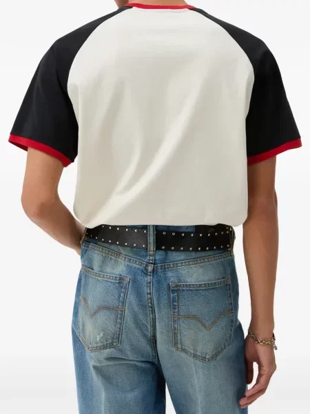 Tricou Versace cu imagine din jerseu