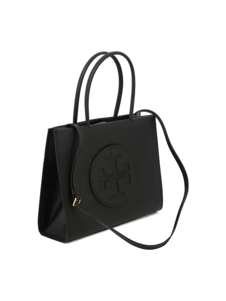 Tory Burch torebka Ella Bio Small Tote- Black czarny