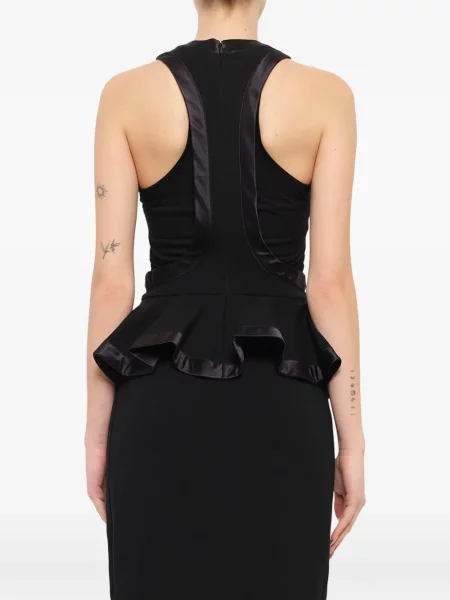 Rochie midi Givenchy din satin negru