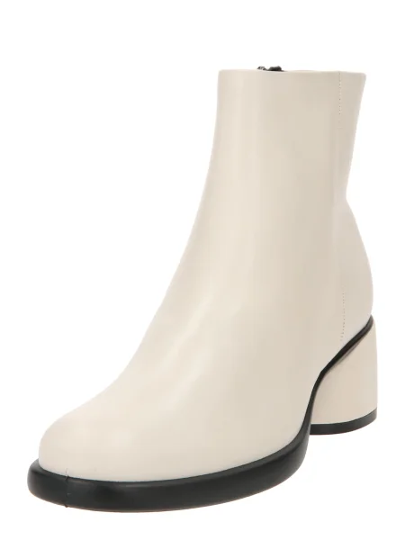 ECCO Botine lână alb