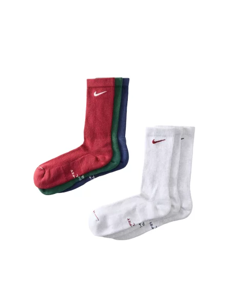 Nike Sportswear Șosete bleumarin / verde iarbă / roși aprins alb