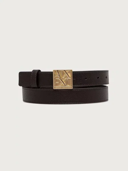 Armani Exchange curea pentru femei cu imitație de piele maro