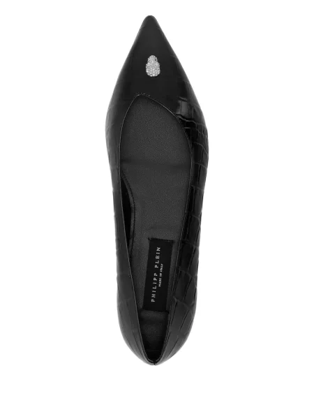Pantofi cu toc Philipp Plein fără toc negru