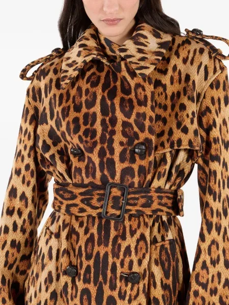 Trenci Roberto Cavalli cu imagine maro