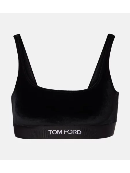 Sutien Tom Ford de catifea negru