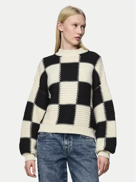 Pieces Светр Namie бежевий