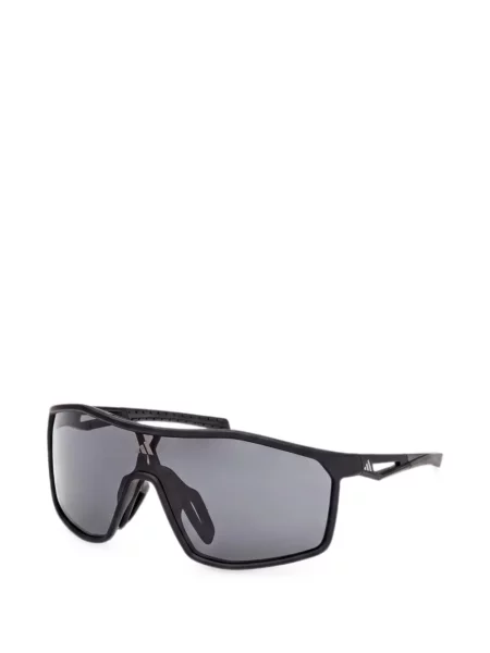 Ochelari de soare Adidas cu imprimeu geometric alb
