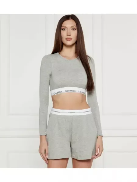 Calvin Klein Underwear Bluză | Cropped Fit gri