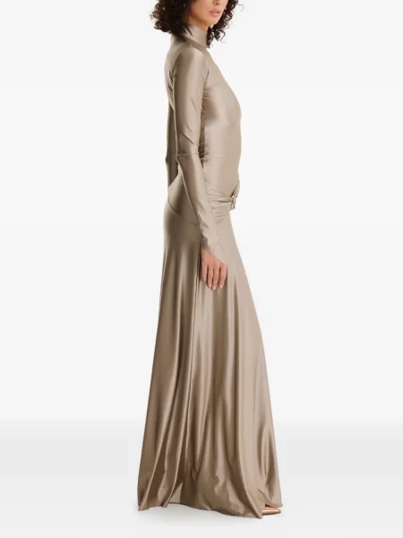 Rochie maxi Moos Studio cu mâneci lungi lungă de costum