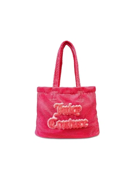 Kabelka Juicy Couture so sieťovinou ružová