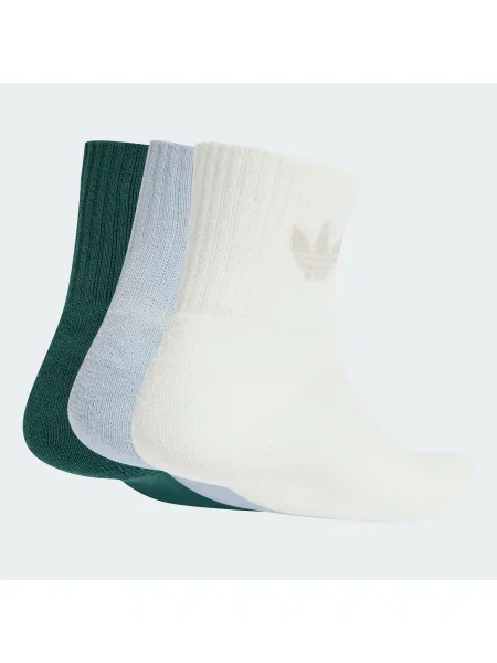 ADIDAS ORIGINALS Ponožky nebielená / pastelovo modrá / tmavozelená biela