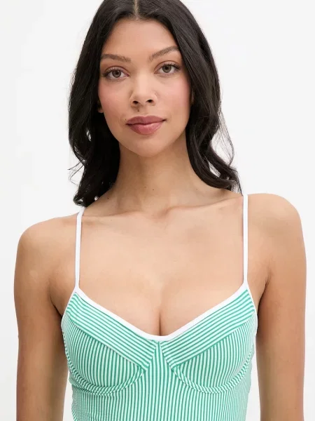 Tommy Hilfiger strój kąpielowy jednoczęściowy SUMMER zielony