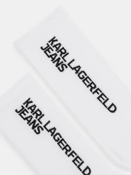 KARL LAGERFELD JEANS Ponožky čierna biela
