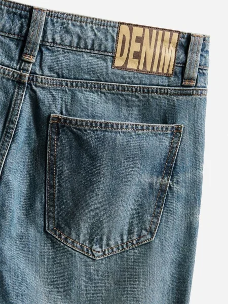 Reserved Вільні джинси з ефектом прання indigo jeans 