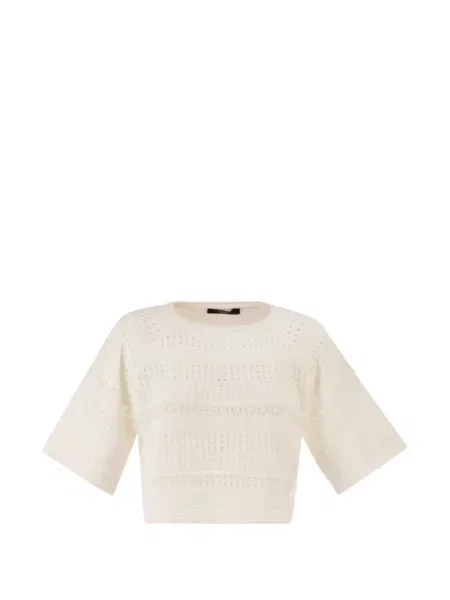 Top Weekend Max Mara alb
