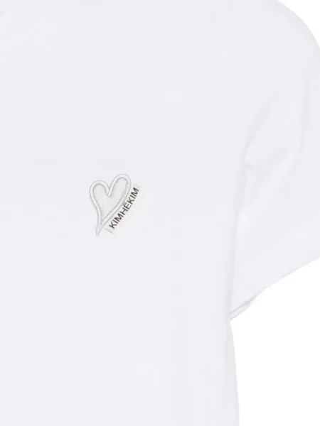 Majica Kimhekim s uzorkom srca bijela