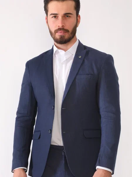 Sacou Dewberry albastru