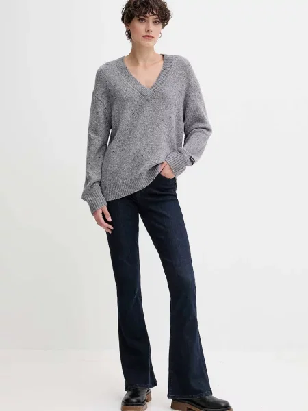 Calvin Klein Jeans Pulover Chunky gri