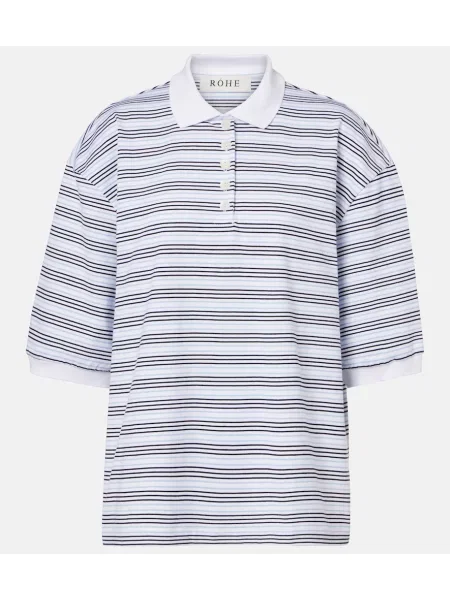 Tricou polo Róhe alb