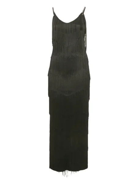 Sukienka midi Maison D'angelann bez rękawów czarna