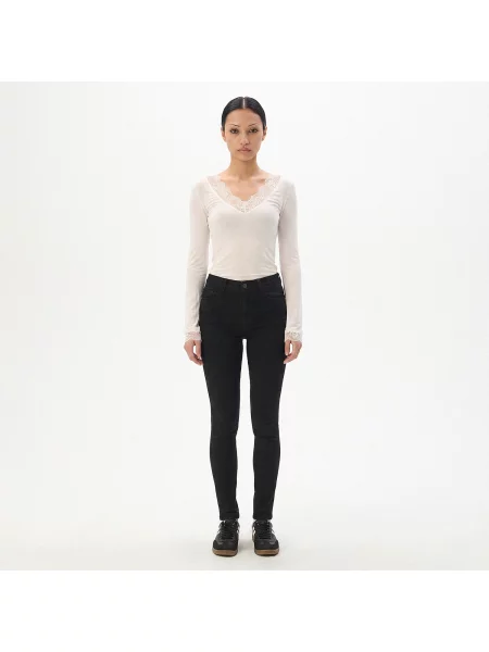 Джинсы скинни Cropp черные