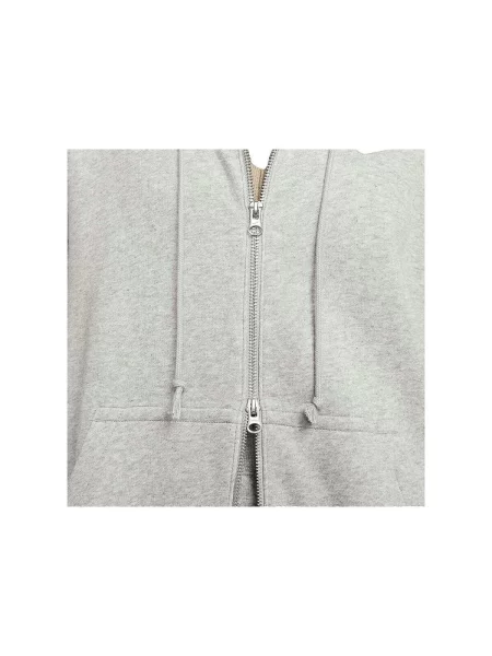 Nike Sportswear Mikina Phoenix Fleece melír šedý