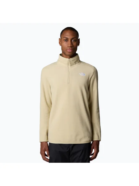 Мъжки суитшърт The North Face Glacier Zip zion orange/concrete grey сиво