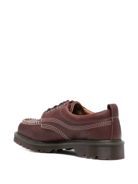Pantofi loafer Dr. Martens din piele roșu