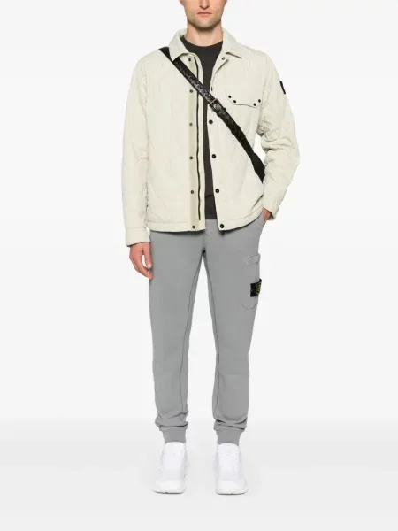 Prošívaná bunda Stone Island s kamínky