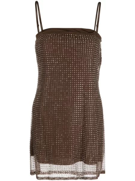 Rochie mini Alexander Wang de costum maro