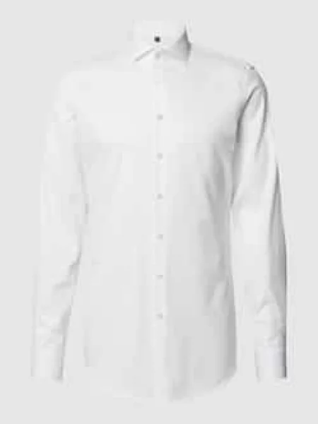 Koszula biznesowa o kroju slim fit z kołnierzykiem typu cutaway Jake*s biała