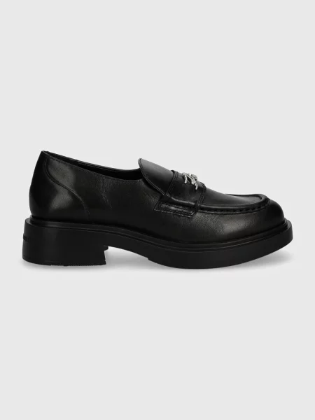 Loafersy KARL LAGERFELD czarne