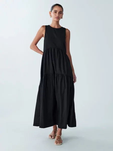 St MRLO Rochie Remi' negru