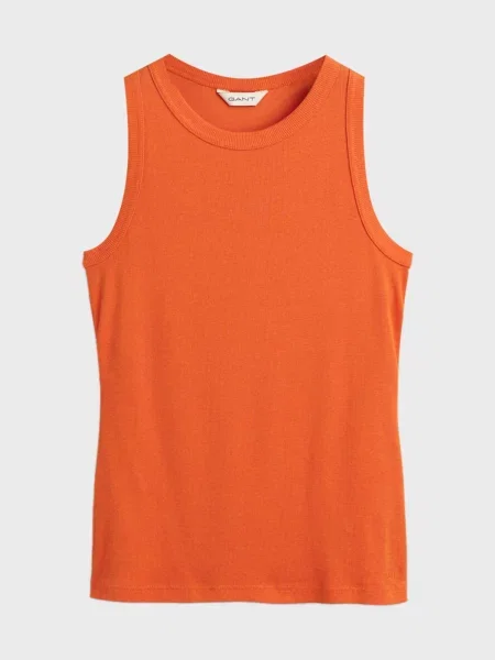 Майка Gant з високим коміром помаранчева