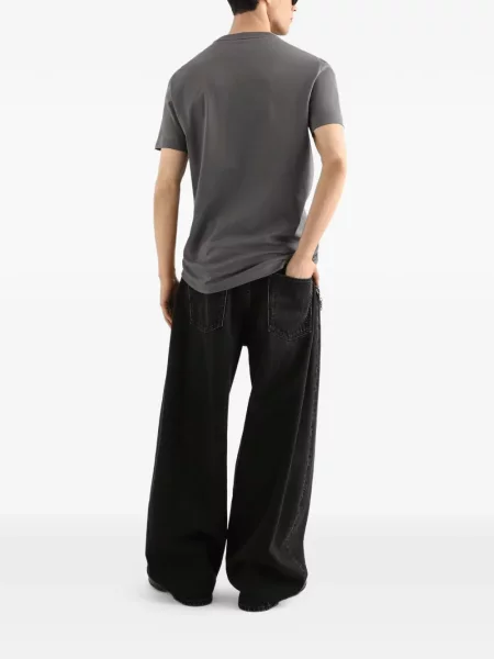 Tricou Dolce & Gabbana din jerseu gri