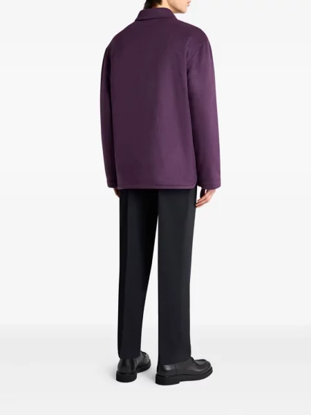 Cămașă Etro din cașmir violet