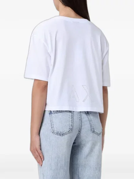 Stras tricou Armani Exchange alb