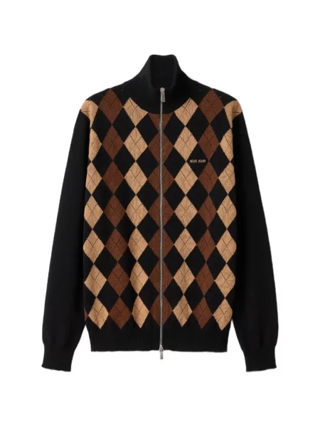 Cardigan Miu Miu din cașmir negru