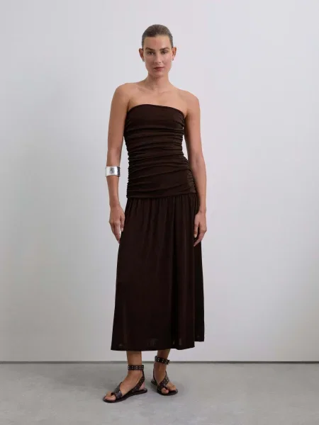 Scalpers Rochie închis maro