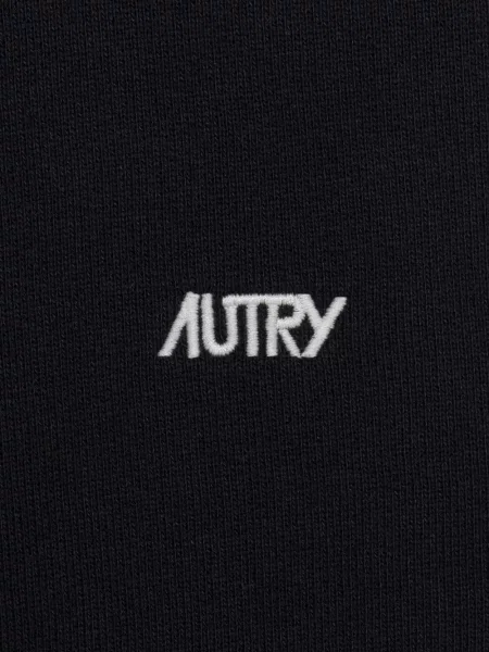 Hanorac Autry cu broderie negru