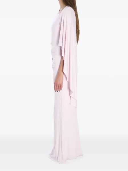 Rochie maxi Self-portrait de costum roz