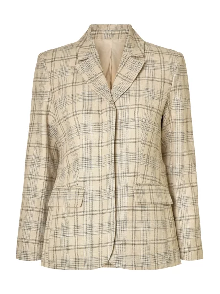 SELECTED FEMME Sako SLFFITTET GAJO pijesak / mornarsko plava crna