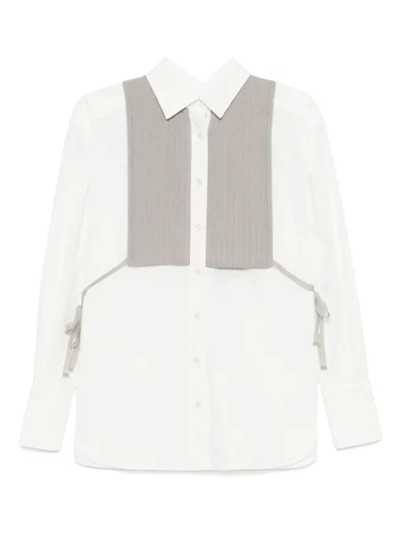 Cămașă Kolor plisată alb