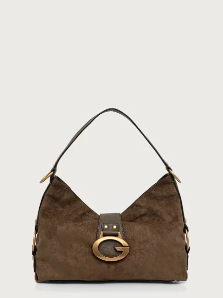 Geanta hobo Guess din piele verde